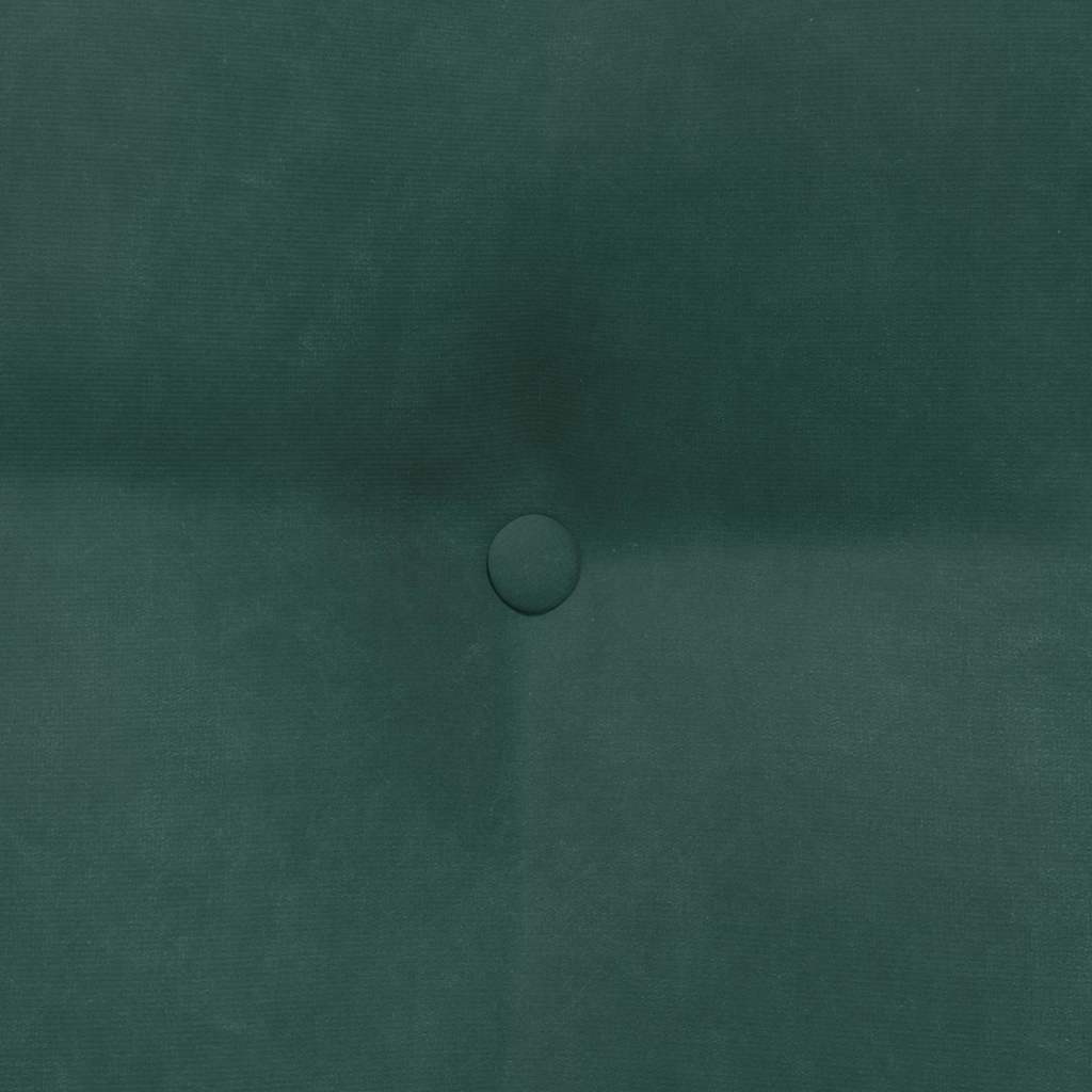 Cuscino per Schiena Verde Scuro 45 x 24 x 50 cm Velluto 42014373