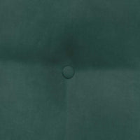 Cuscino per Schiena Verde Scuro 45 x 24 x 50 cm Velluto 42014373