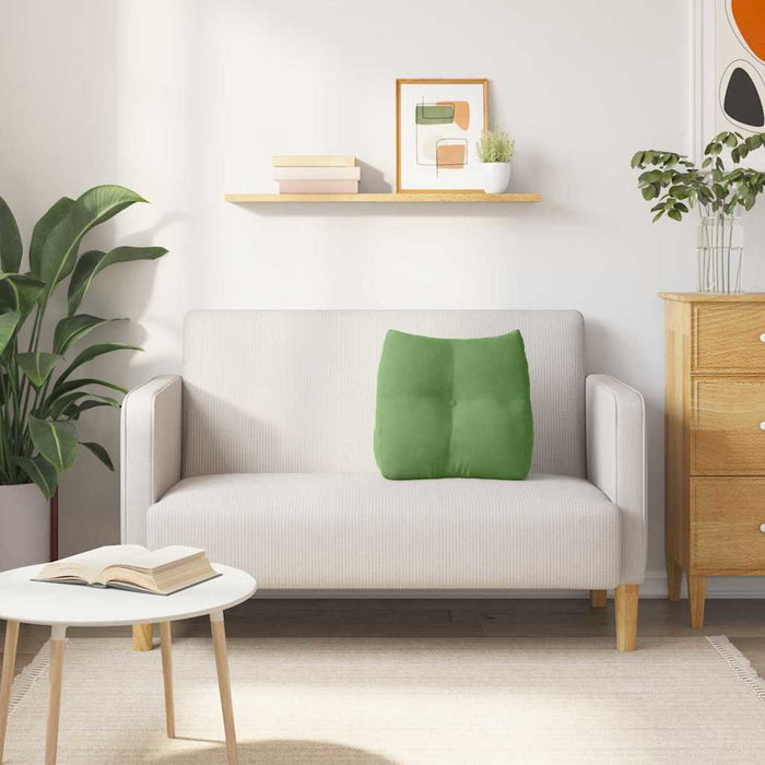 Cuscino per Schiena Verde chiaro 45 x 24 x 50 cm Velluto 42014374