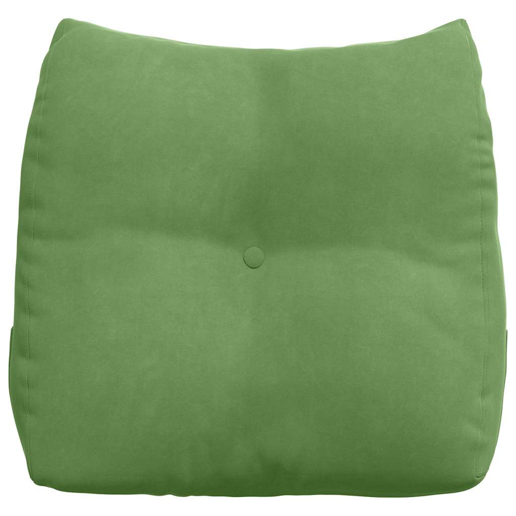 Cuscino per Schiena Verde chiaro 45 x 24 x 50 cm Velluto 42014374