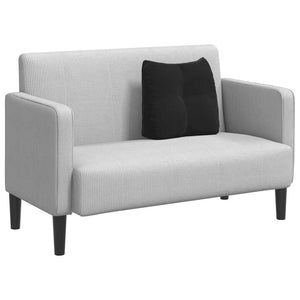 Cuscino per Schiena Nero 45 x 24 x 50 cm Velluto 42014377