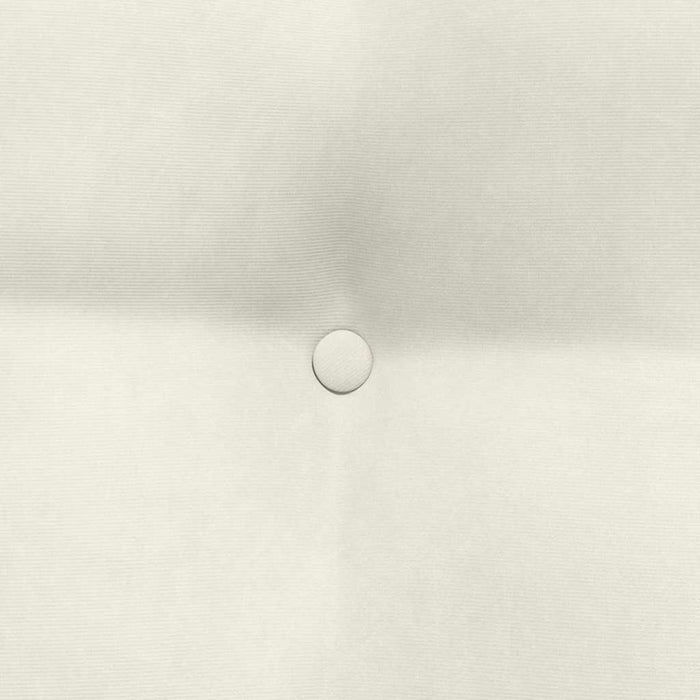 Cuscino per Schiena Crema 45 x 24 x 50 cm Velluto 42014380