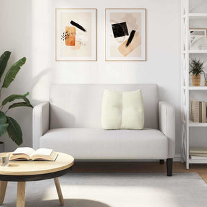 Cuscino per Schiena Crema 45 x 24 x 50 cm Velluto 42014380