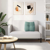 Cuscino per Schiena Verde Mare 45 x 24 x 50 cm Velluto 42014381