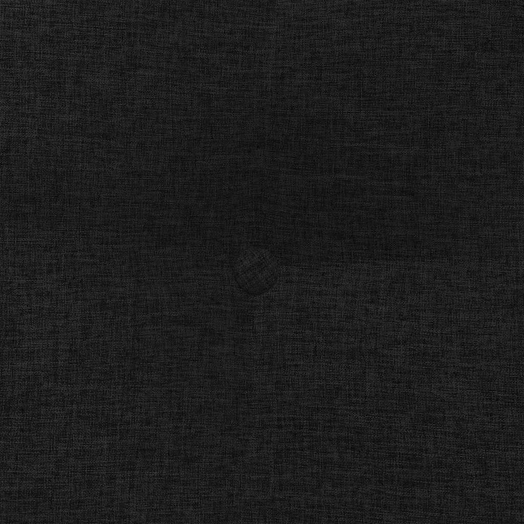 Cuscino per Schiena Nero 60 x 24 x 50 cm Tessuto 42014385