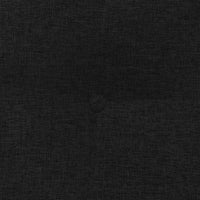 Cuscino per Schiena Nero 60 x 24 x 50 cm Tessuto 42014385