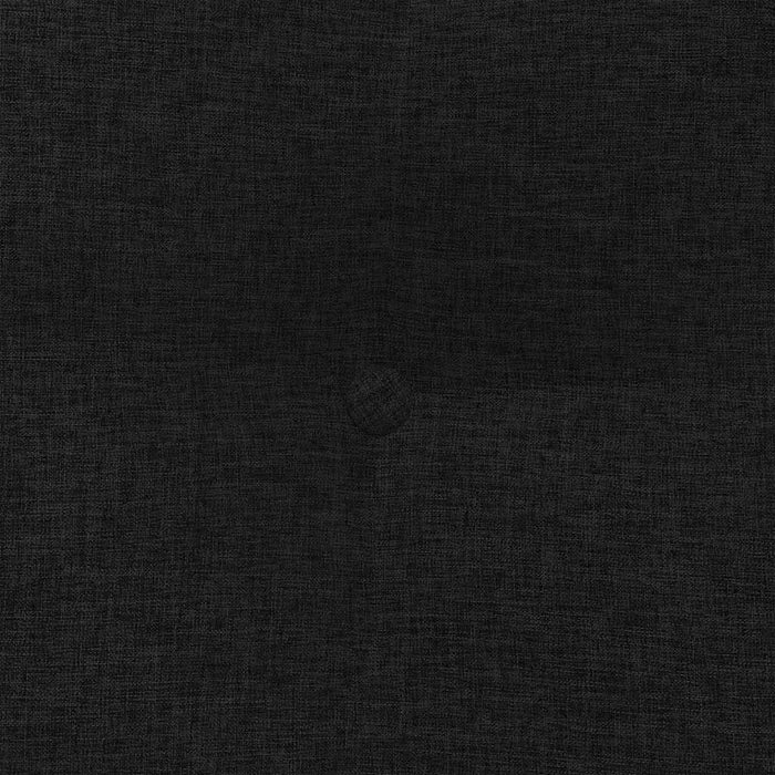 Cuscino per Schiena Nero 60 x 24 x 50 cm Tessuto 42014385