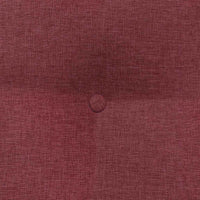 Cuscino per Schiena Rosso Vino 60 x 24 x 50 cm Tessuto 42014386