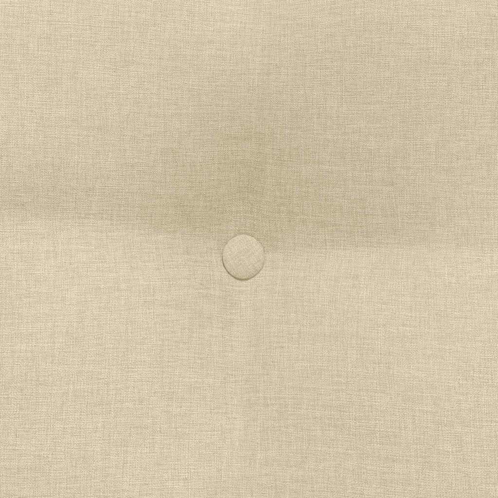 Cuscino per Schiena Crema 60 x 24 x 50 cm Tessuto 42014390