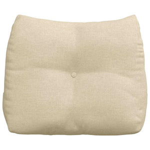 Cuscino per Schiena Crema 60 x 24 x 50 cm Tessuto 42014390