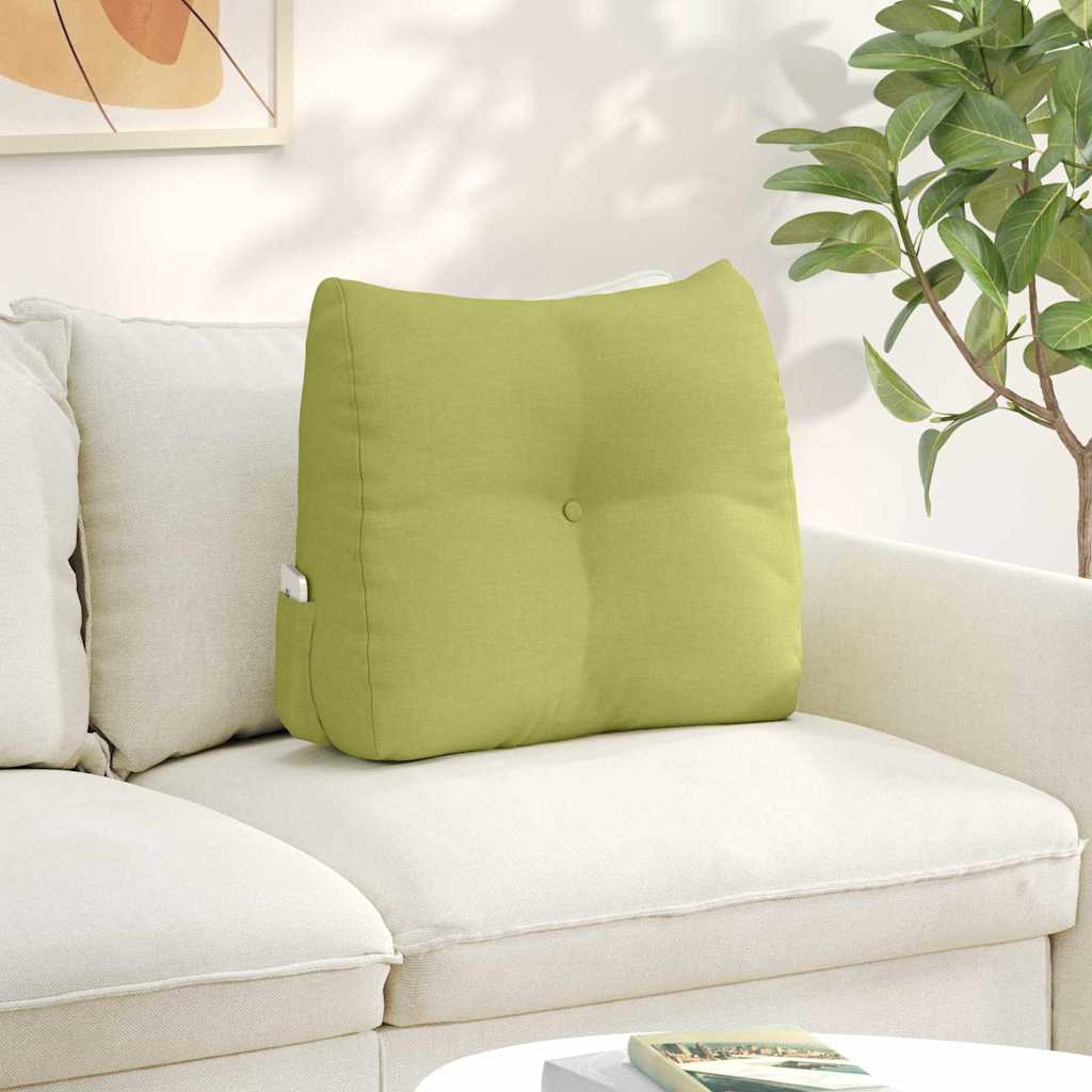 Cuscino per Schiena Verde chiaro 60 x 24 x 50 cm Tessuto 42014393