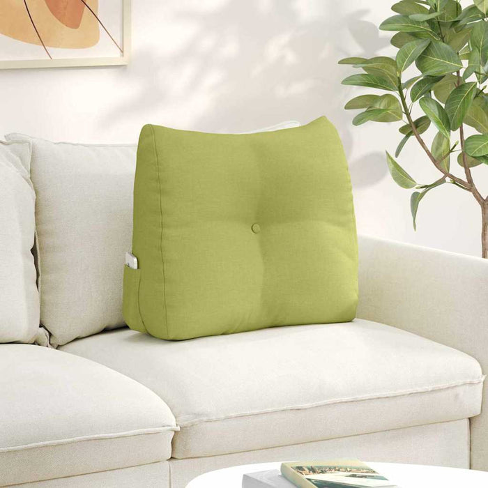 Cuscino per Schiena Verde chiaro 60 x 24 x 50 cm Tessuto 42014393
