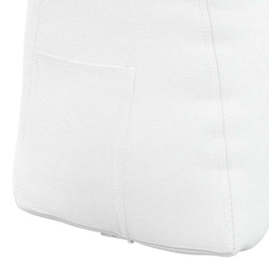 Cuscino per Schiena Bianco 60 x 24 x 50 cm Tessuto 42014394