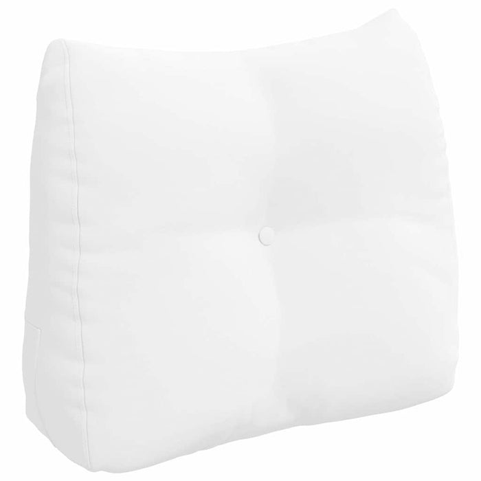 Cuscino per Schiena Bianco 60 x 24 x 50 cm Tessuto 42014394
