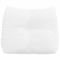 Cuscino per Schiena Bianco 60 x 24 x 50 cm Tessuto 42014394