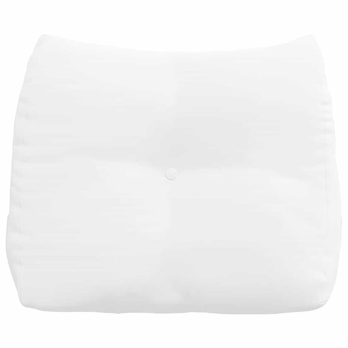 Cuscino per Schiena Bianco 60 x 24 x 50 cm Tessuto 42014394