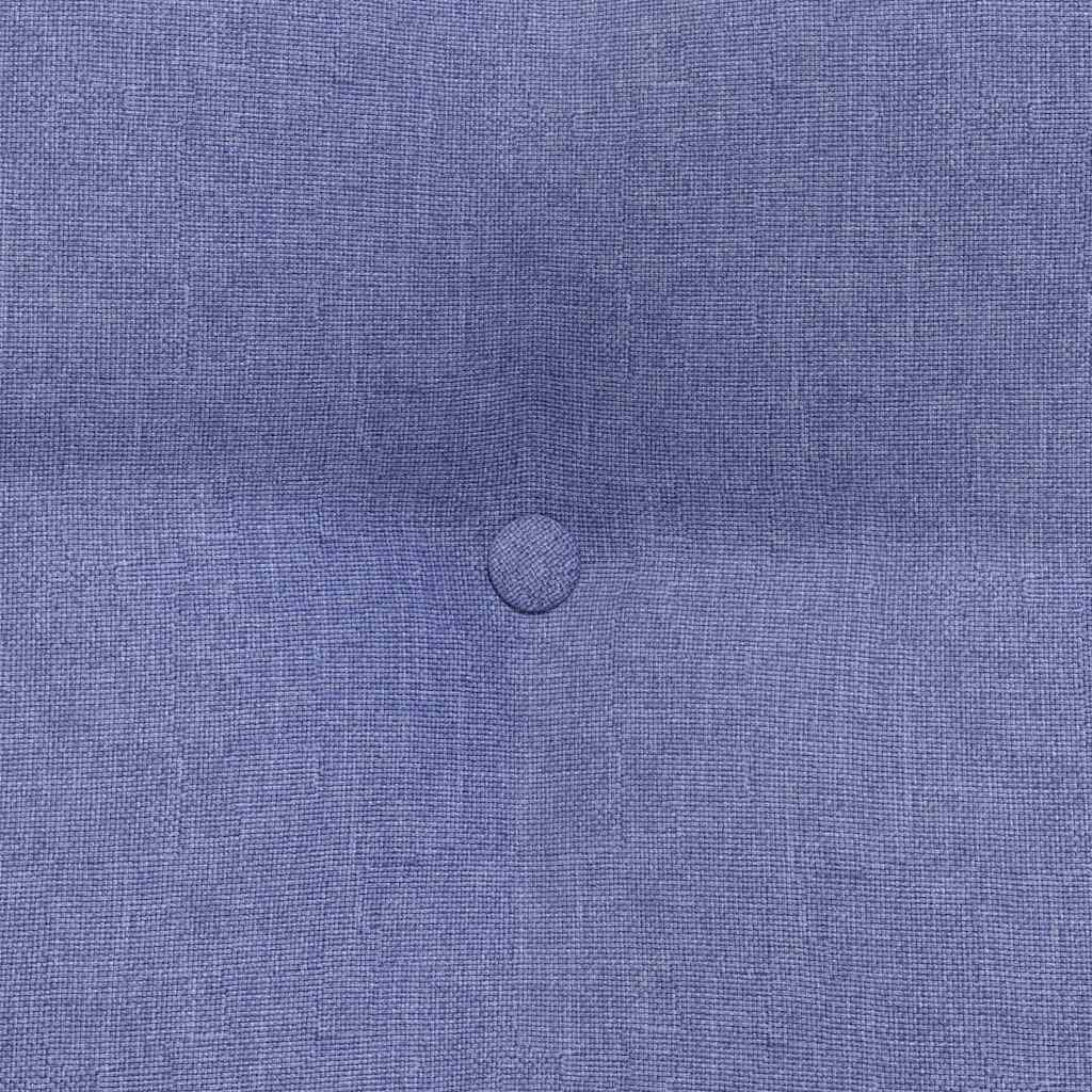 Cuscino per Schiena Blu jeans 60 x 24 x 50 cm Tessuto 42014397