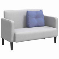 Cuscino per Schiena Blu jeans 60 x 24 x 50 cm Tessuto 42014397