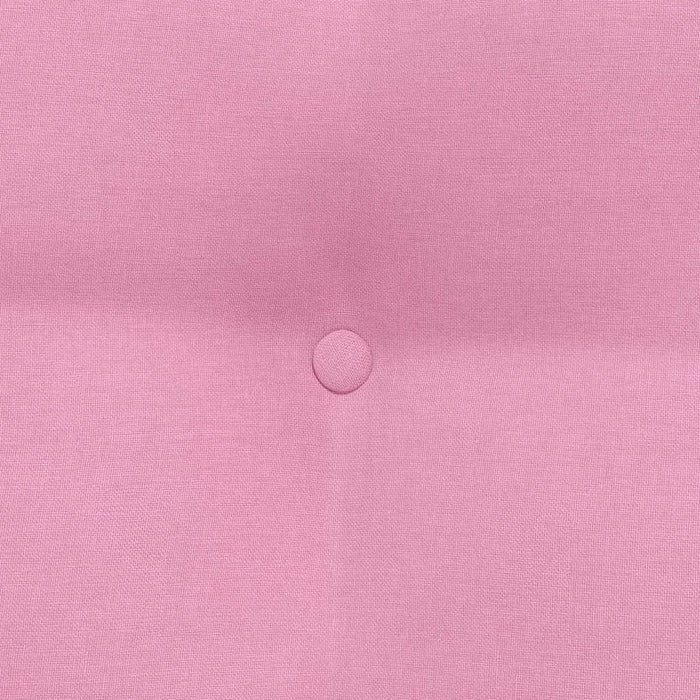 Cuscino per Schiena Rosa 60 x 24 x 50 cm Tessuto 42014398