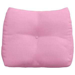 Cuscino per Schiena Rosa 60 x 24 x 50 cm Tessuto 42014398