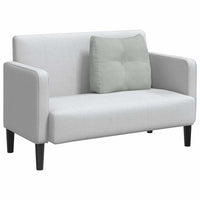 Cuscino per Schiena Grigio chiaro 60 x 24 x 50 cm Velluto 42014400