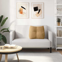 Cuscino per Schiena Marrone 60 x 24 x 50 cm Velluto 42014408