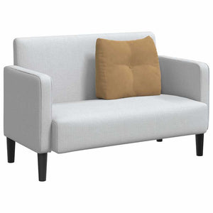 Cuscino per Schiena Marrone 60 x 24 x 50 cm Velluto 42014408