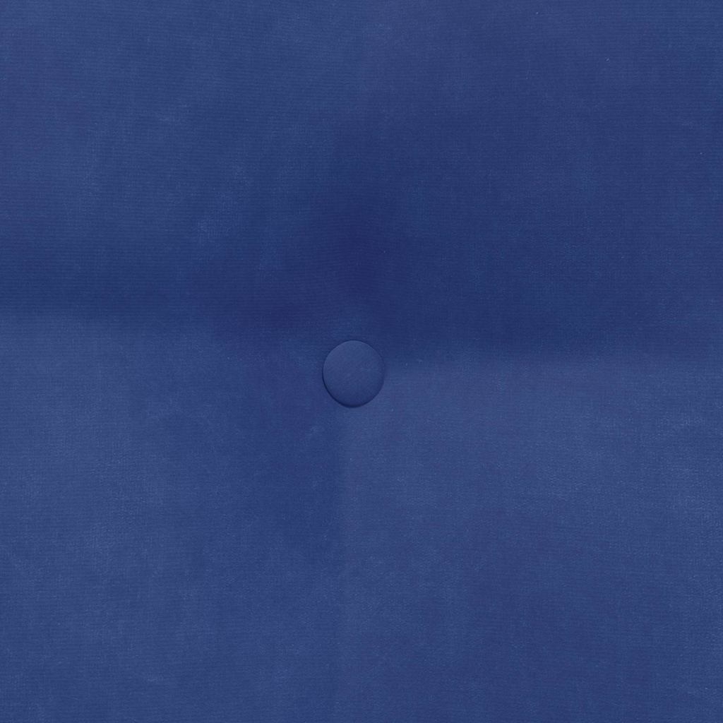 Cuscino per Schiena Blu Polizia 60 x 24 x 50 cm Velluto 42014411