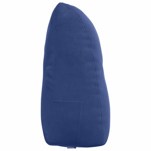 Cuscino per Schiena Blu Polizia 60 x 24 x 50 cm Velluto 42014411