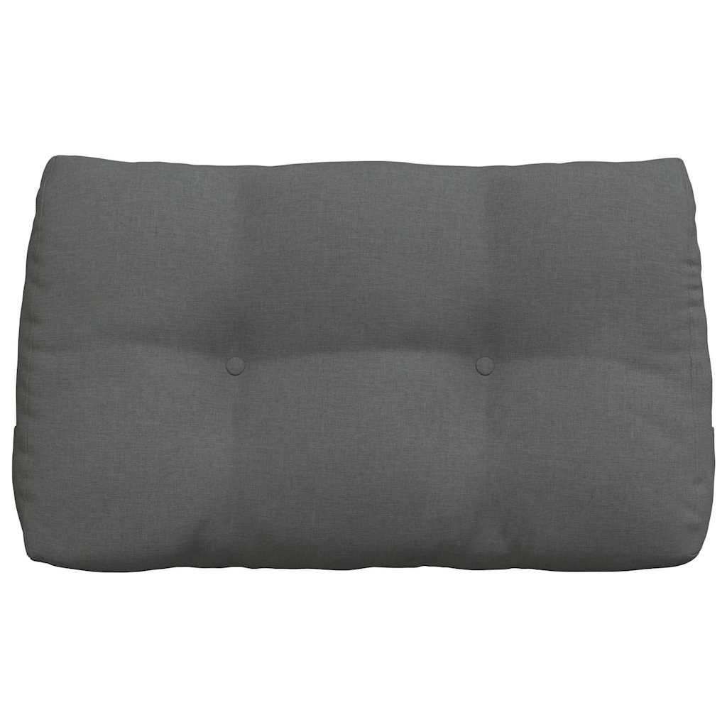 Cuscino per Schiena Grigio scuro 80 x 24 x 50 cm Tessuto 42014413