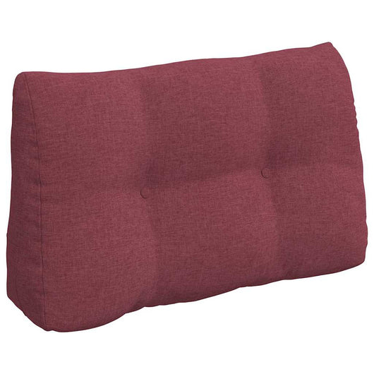 Cuscino per Schiena Rosso Vino 80 x 24 x 50 cm Tessuto 42014415
