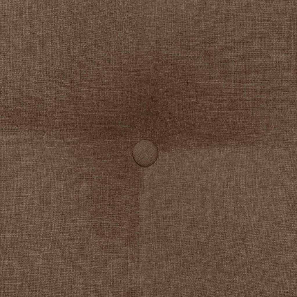 Cuscino per Schiena Marrone 80 x 24 x 50 cm Tessuto 42014416