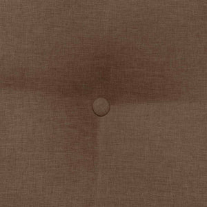 Cuscino per Schiena Marrone 80 x 24 x 50 cm Tessuto 42014416