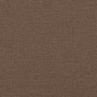 Cuscino per Schiena Marrone 80 x 24 x 50 cm Tessuto 42014416