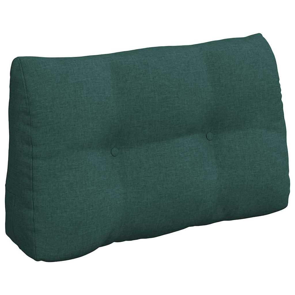 Cuscino per Schiena Verde Scuro 80 x 24 x 50 cm Tessuto 42014417