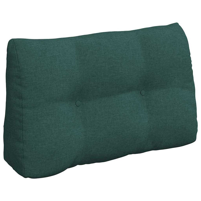 Cuscino per Schiena Verde Scuro 80 x 24 x 50 cm Tessuto 42014417