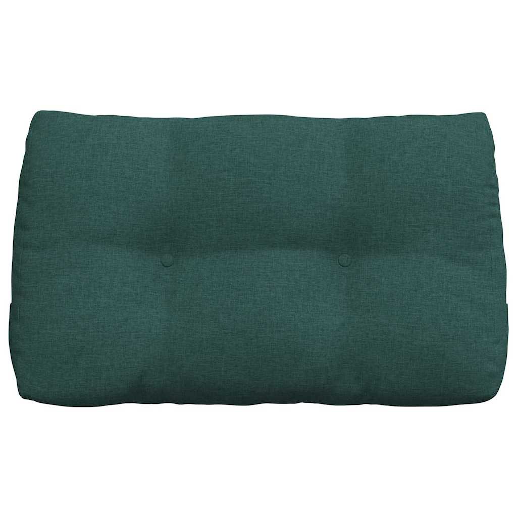 Cuscino per Schiena Verde Scuro 80 x 24 x 50 cm Tessuto 42014417