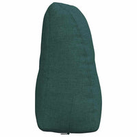 Cuscino per Schiena Verde Scuro 80 x 24 x 50 cm Tessuto 42014417