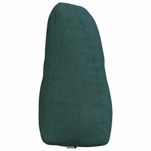 Cuscino per Schiena Verde Scuro 80 x 24 x 50 cm Tessuto 42014417