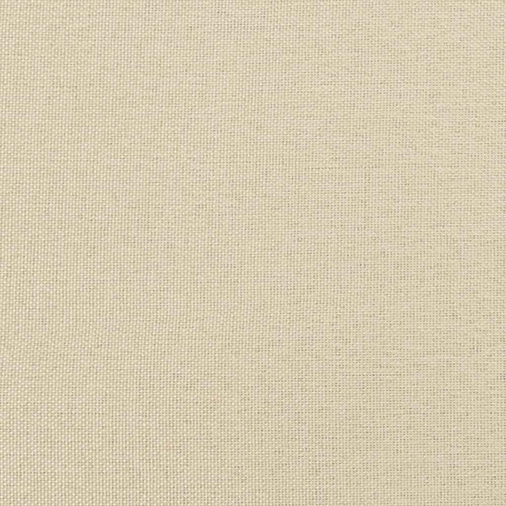 Cuscino per Schiena Crema 80 x 24 x 50 cm Tessuto 42014419