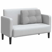 Cuscino per Schiena Grigio Nuvola 80 x 24 x 50 cm Tessuto 42014425