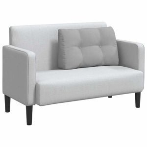 Cuscino per Schiena Grigio Nuvola 80 x 24 x 50 cm Tessuto 42014425