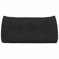 Cuscino per Schiena Nero 100 x 24 x 50 cm Tessuto 42014443
