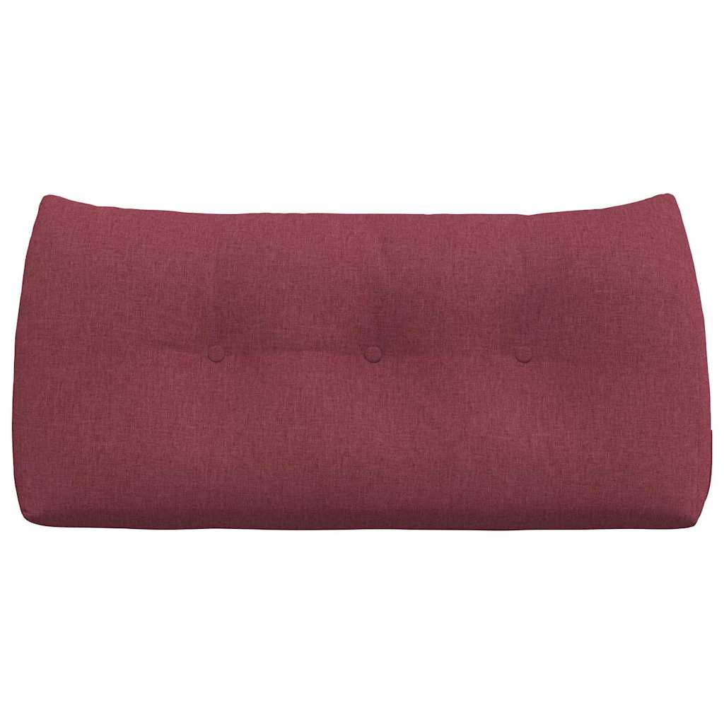 Cuscino per Schiena Rosso Vino 100 x 24 x 50 cm Tessuto 42014444
