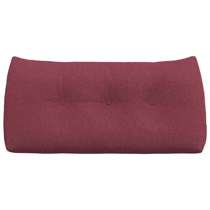 Cuscino per Schiena Rosso Vino 100 x 24 x 50 cm Tessuto 42014444