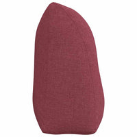 Cuscino per Schiena Rosso Vino 100 x 24 x 50 cm Tessuto 42014444