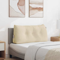Cuscino per Schiena Crema 100 x 24 x 50 cm Tessuto 42014448