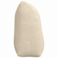 Cuscino per Schiena Crema 100 x 24 x 50 cm Tessuto 42014448