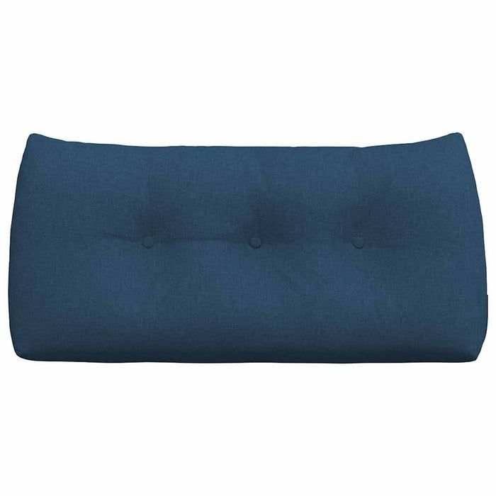 Cuscino per Schiena Blu 100 x 24 x 50 cm Tessuto 42014449