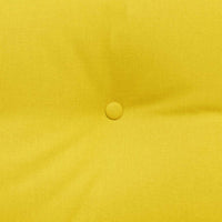 Cuscino per Schiena Giallo Chiaro 100 x 24 x 50 cm Tessuto 42014450